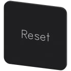 SIEMENS - SIE3SU19000AF160DU0 TARGH.ADES. NERA 22X22MM SCRIT. RESET