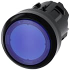 SIEMENS - SIE3SU10010AD500AA0 Pulsante, illuminato, come indicatore luminoso, 22 mm, rotondo, in plastica, colore blu