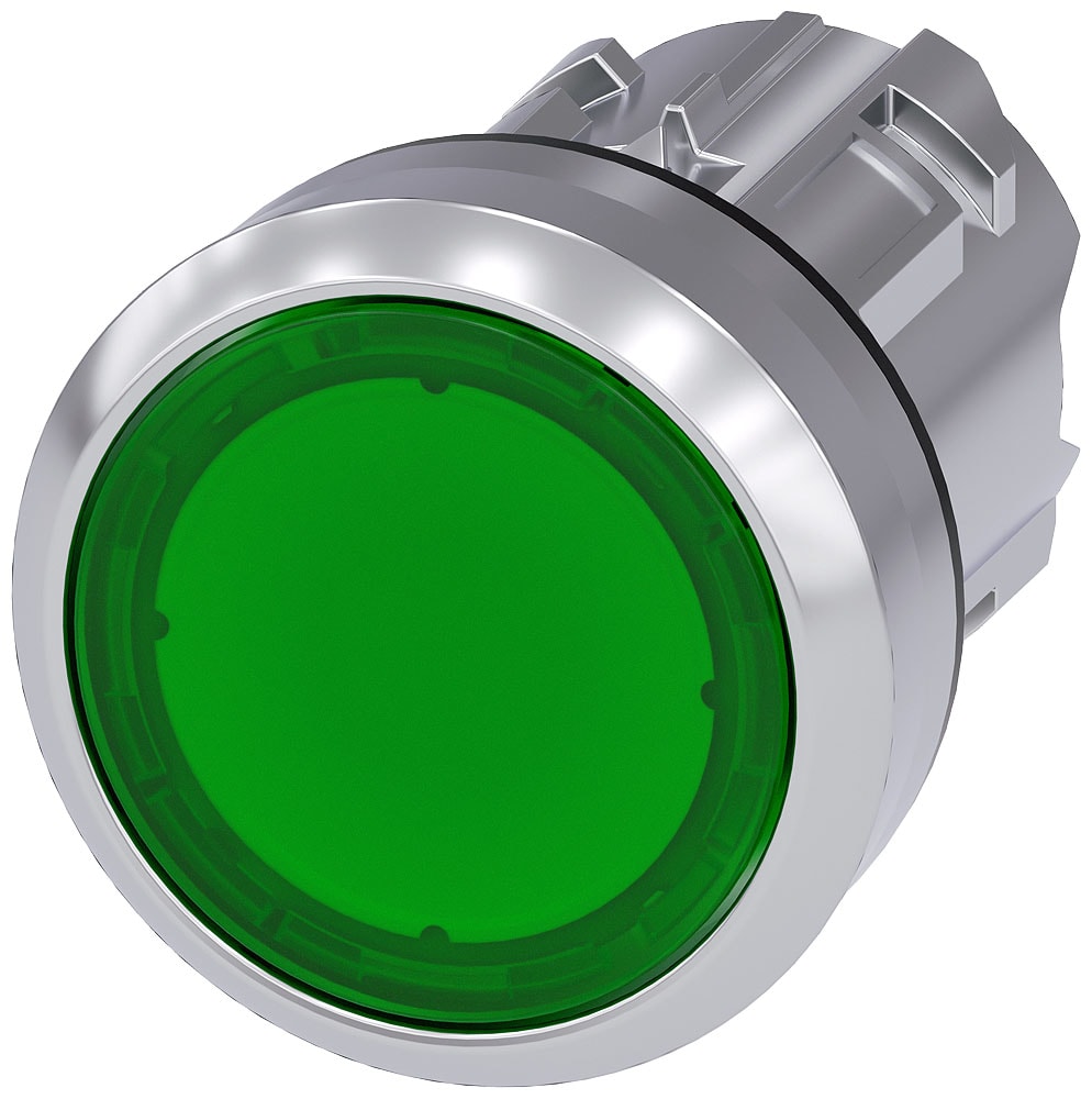 SIEMENS - SIE3SU10510AB400AA0 PULS. LUMINOSO PIATTO VERDE