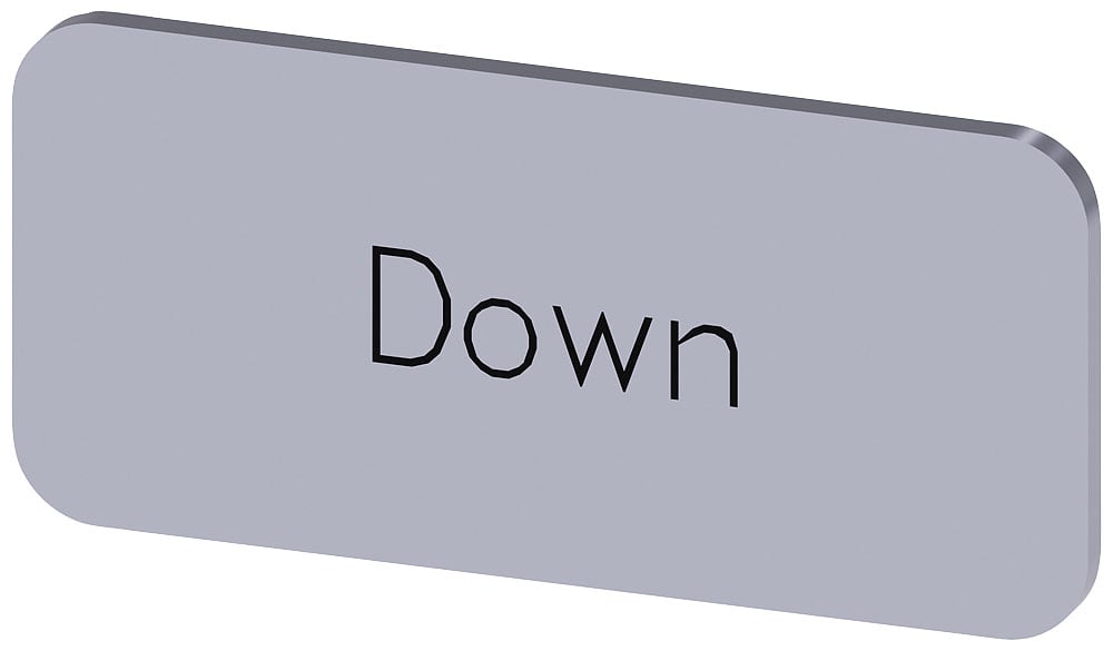 SIEMENS - SIE3SU19000AC810DM0 TARG. ADES. ARG. 12,5X27MM SCRIT. DOWN