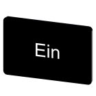 SIEMENS - SIE3SU19000AD160AB0 TARGH.ADES. NERA 17,5X27MM SCRIT. EIN