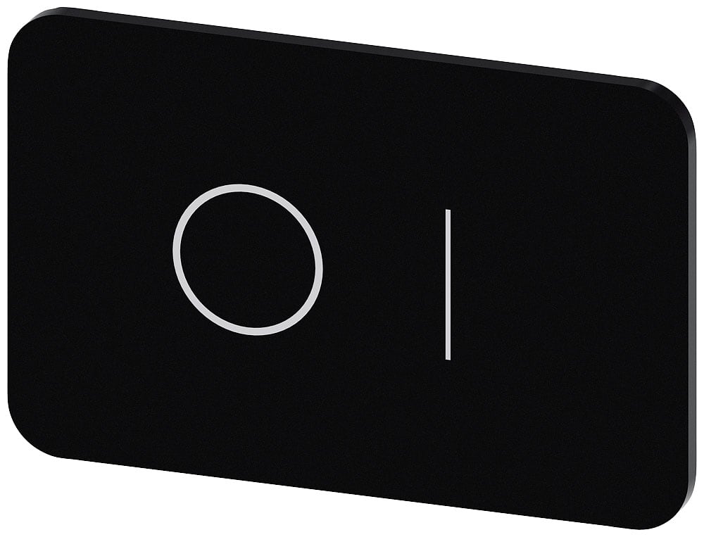 SIEMENS - SIE3SU19000AD160QG0 TARG. ADES. NERA 17,5X27MM SIMB. O I