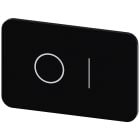 SIEMENS - SIE3SU19000AD160QG0 TARGH.ADES. NERA 17,5X27MM SIMB O I