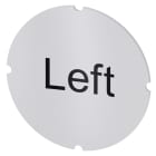 SIEMENS - SIE3SU19000AB710DR0 INSERTO TRASP. X PULS. SCRITTA LEFT