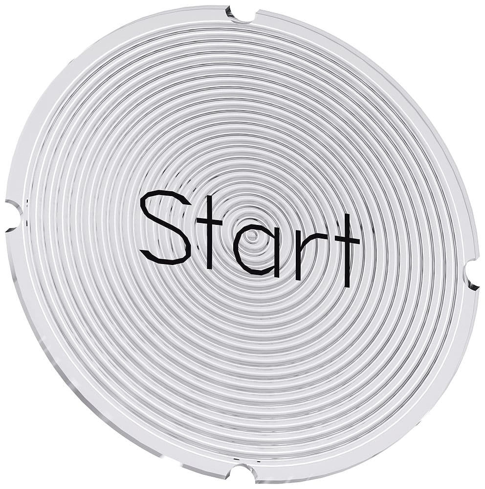 SIEMENS - SIE3SU19000AB710DT0 INSERTO TRASP. X PULS. SCRITTA START