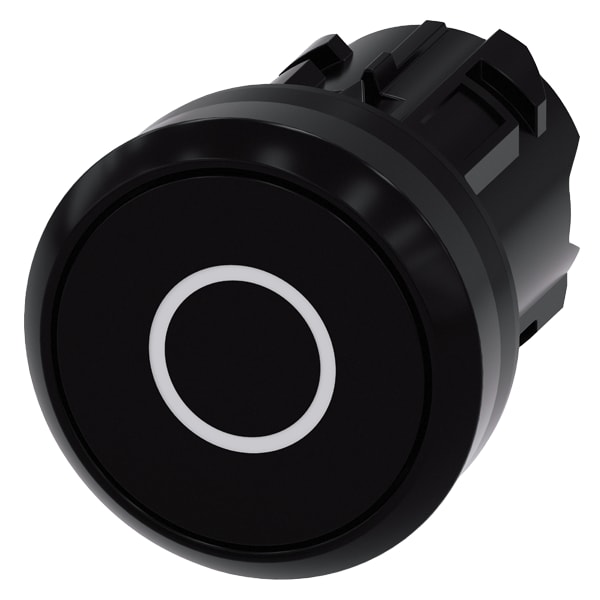 SIEMENS SIE3SU10000AB100AD0 PULS. PIATTO NERO SCRITTA O