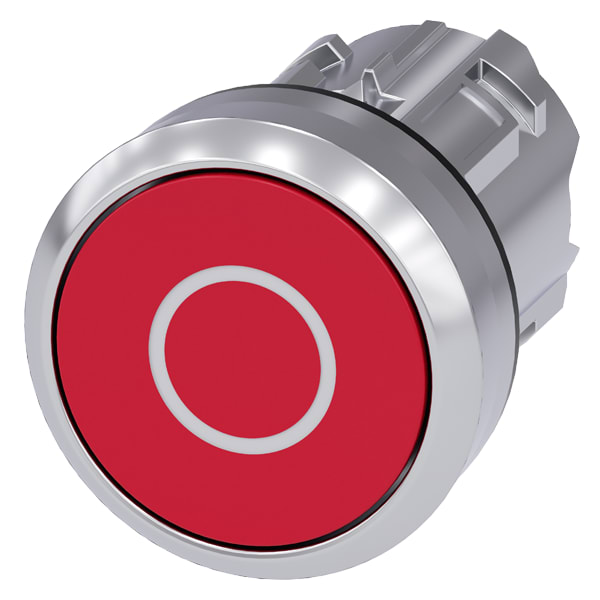 SIEMENS SIE3SU10500AB200AD0 PULS. PIATTO ROSSO SCRITTA O