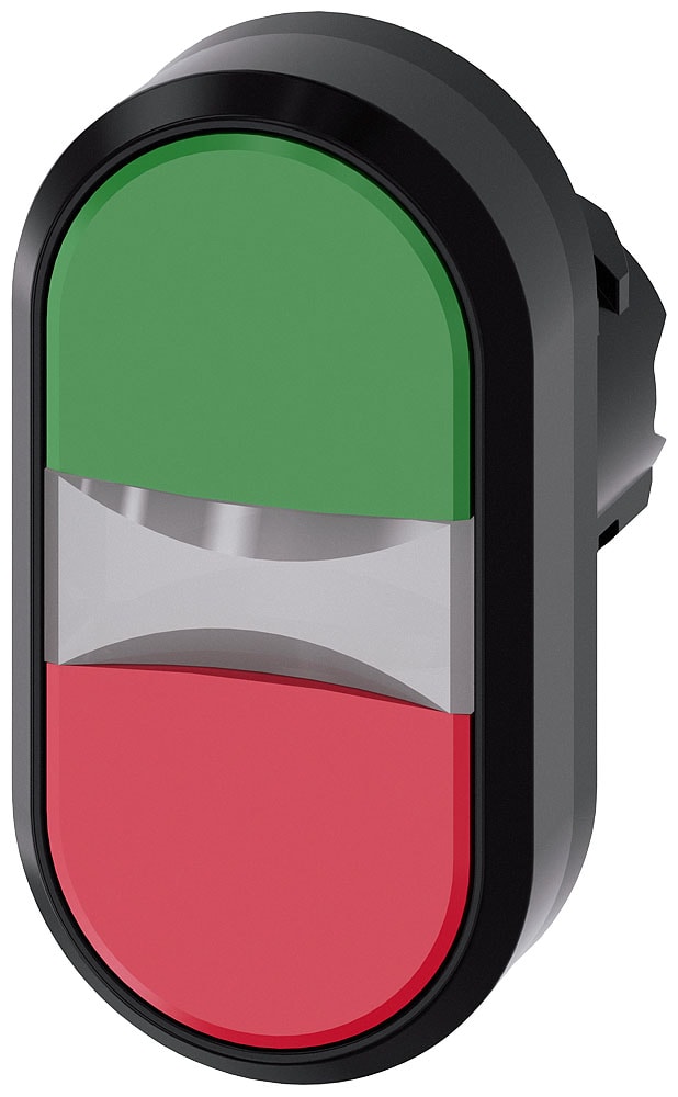 SIEMENS - SIE3SU10013AB420AA0 PULS. LUM. DOPPIO PIATTO VERDE-ROSSO