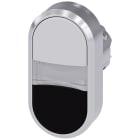 SIEMENS - SIE3SU10513AB610AA0 PULS.LUM.DOPPIO PIATTO BIANCO-NERO