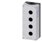 SIEMENS - SIE3SU18040AA000AB1 PULSANTIERA VUOTA GRIGIA 4 FORI