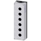 SIEMENS - SIE3SU18560AA000AB1 Pulsantiera per dispositivi di comando, 22 mm, rotondi, in metallo, colore grigio, 6 punti di comando