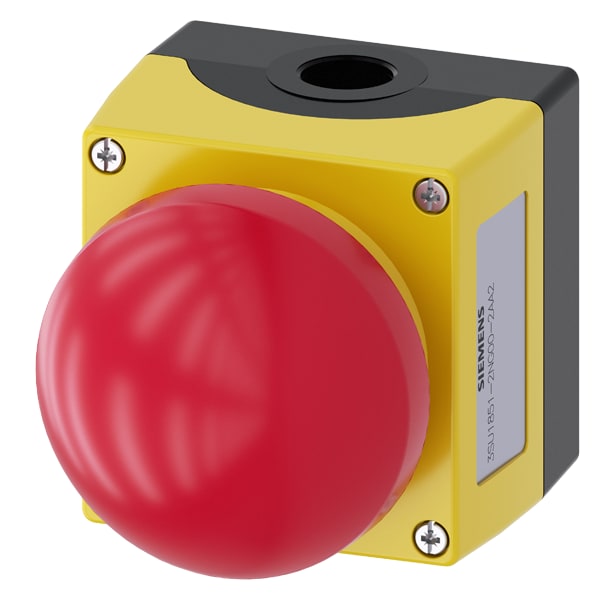 SIEMENS SIE3SU18512NG002AA2 PULSANT.MET.FUNGO EM.AMPIA SUP.1NO,1NC