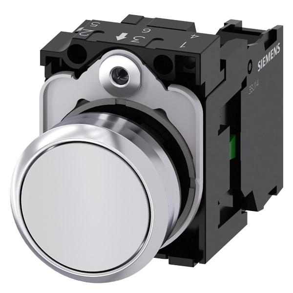 SIEMENS SIE3SU11500AB601BA0 PULS. PIATTO BIANCO 1NA