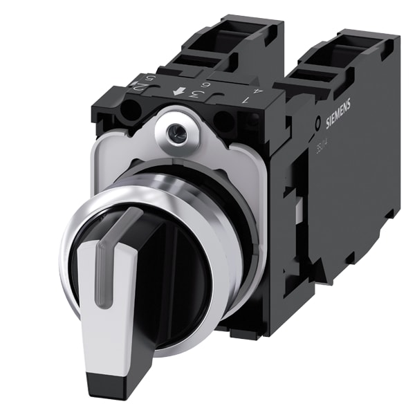 SIEMENS SIE3SU11502BM601LA0 SEL.LUM MET BIA MOMENT.3P 2X(1NO+1NC) VI
