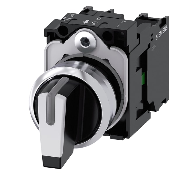 SIEMENS SIE3SU11502BL601NA0 SEL.LUM.LEVA BIANCO MANT.3POS.1NA,1NA