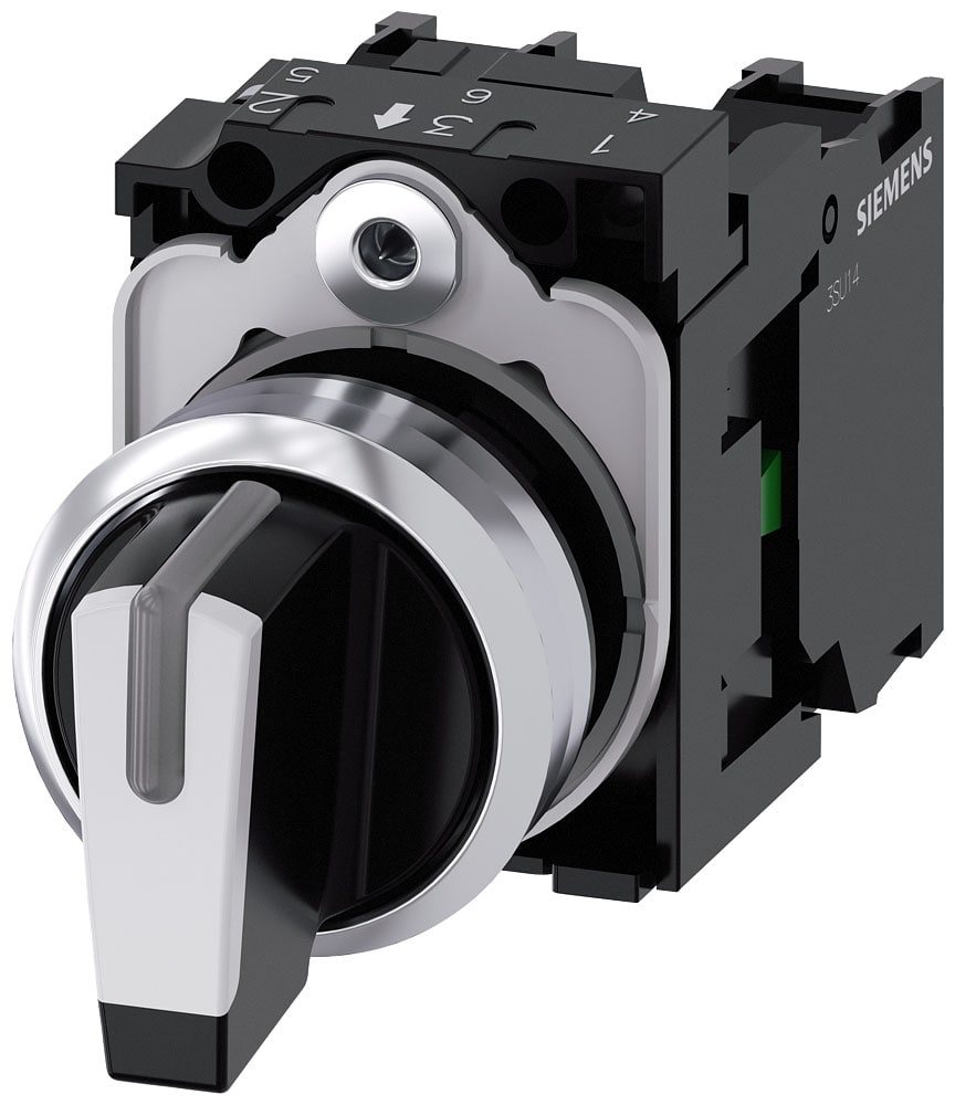 SIEMENS - SIE3SU11502BM601NA0 SEL(LUM) LEVA BIANCO IMPUL 3 POS. 1NA,1N