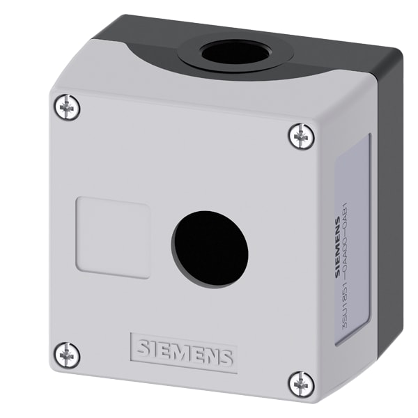 SIEMENS SIE3SU18510AA000AB1 PULSANT. VUOTA GRIGIA 1 FORO SENZA COLL