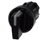 SIEMENS - SIE3SU10022BN100AA0 SEL.LUM.LEVA NERO 3POS RIT. DX