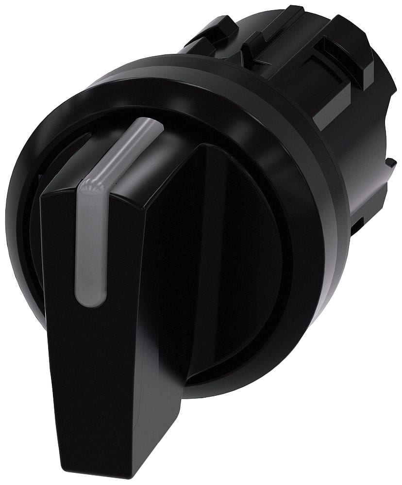 SIEMENS - SIE3SU10022BN100AA0 SEL.LUM PL LEVA NERO 3POS RIT. DX