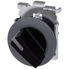 SIEMENS - SIE3SU10622DF100AA0 SEL.LUM 30MM LEVA NERO 2POS MANT