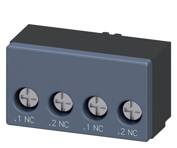 SIEMENS SIE3RA69121A CONTATTI AUSIL 2R, TECNICA A VITE