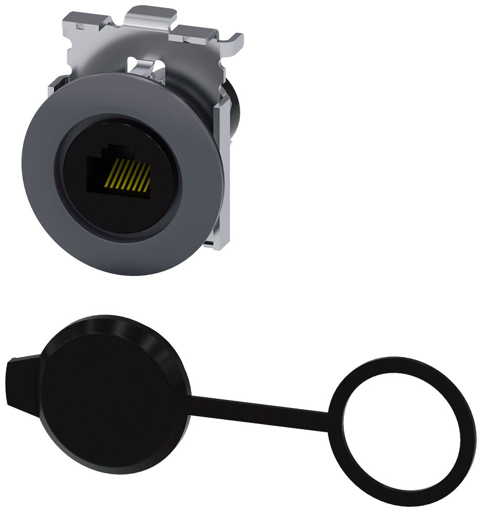 SIEMENS - SIE3SU19600GB800AA0 CONNETTORE RJ45 30MM METALLO OPACO