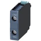 SIEMENS - SIE3RH19211CD10 Blocchetto di contatti ausiliari 1NO, anticipato, EN 50005 per contattori per comando motori, a 1 polo