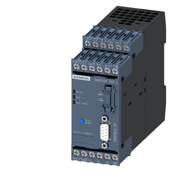 SIEMENS SIE3UF70101AB000 SIMOCODE PRO V MODULO BASE 24 VDC