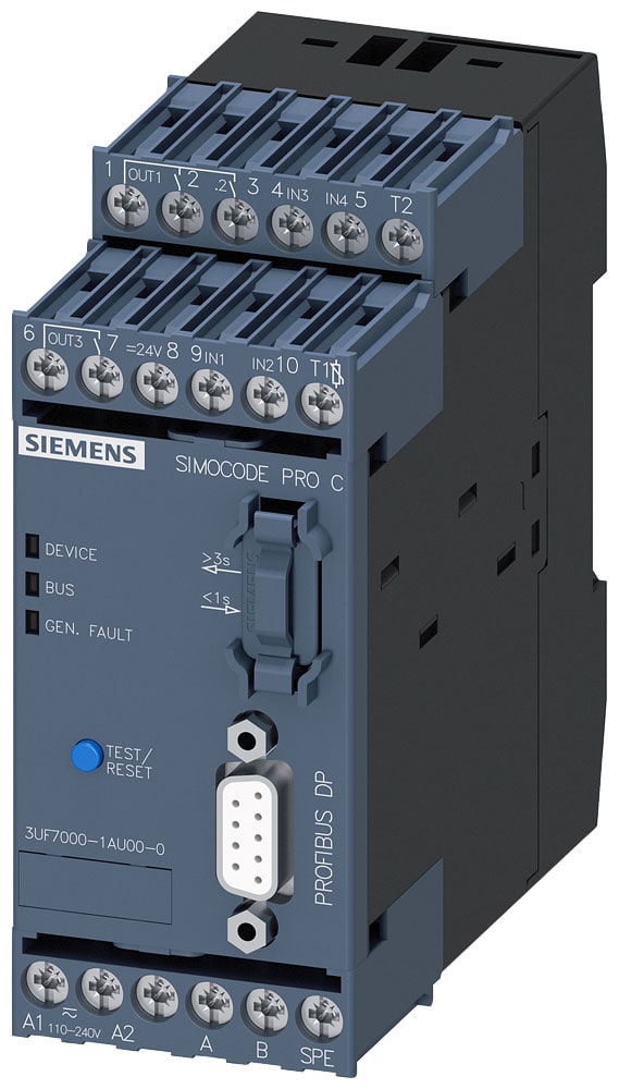SIEMENS - SIE3UF70001AU000 SIMOCODE PRO C MODULO BASE 110-240 VUC