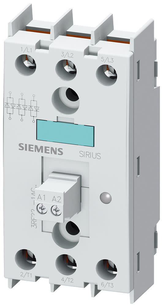SIEMENS - SIE3RF22301AC45 RELE STAT.CONTR.3 FASI 30A 48-600V 4-30V