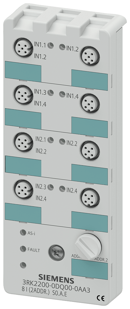 SIEMENS SIE3RK22000DQ000AA3 MODAS-I K60 8I A-B IP67 M12 YII