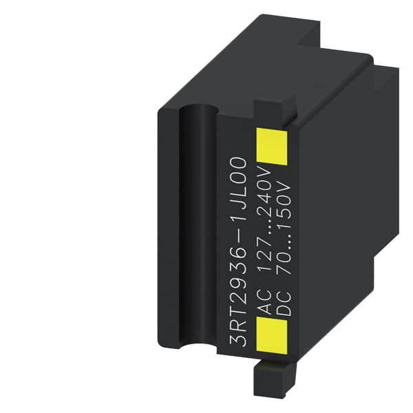SIEMENS SIE3RT29361JL00 VARISTOR W LED,127-240VAC,70-150VDC,S2