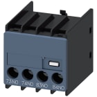 SIEMENS - SIE3RH29111MA20 Blocchetto di contatti ausiliari 2NO, vie di corrente: 1NO, 1NO, collegamento dal basso