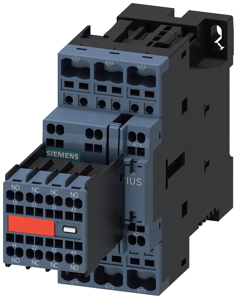 SIEMENS - SIE3RT20272BB443MA0 CONT.15KW,2L,2R,DC 24V,S0 ML