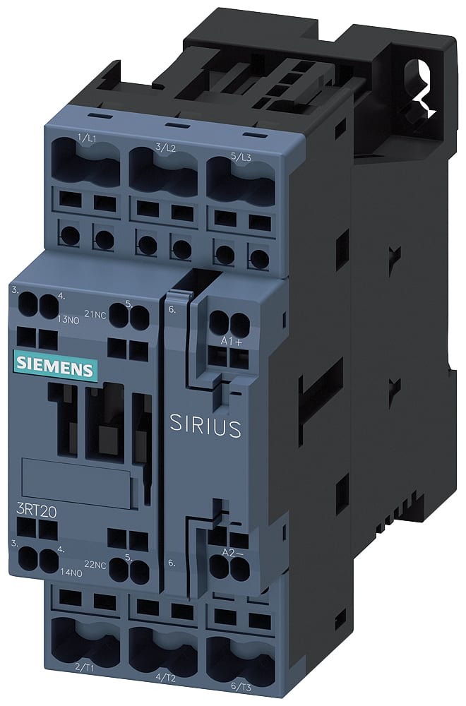 SIEMENS - SIE3RT20282FB40 CONT.18.5KW,1L,1R,DC 24V,,DIODO S0 ML