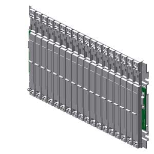 SIEMENS SIE6ES74001JA110AA1 PCS 7-400 RACK, UR2 XTR, 9 SLOTS