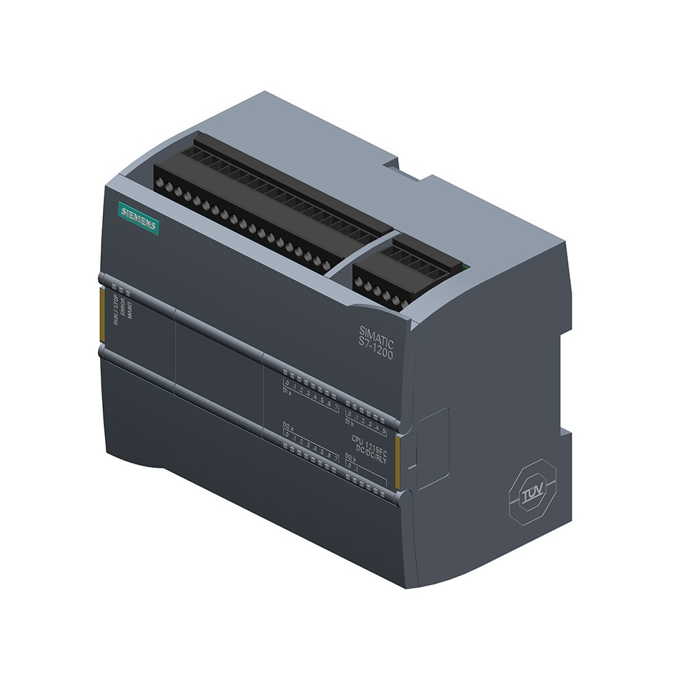 SIEMENS - SIE6ES72151HF400XB0 CPU 1215 FC, DC/DC/RLY,14DI/10DO/2AI/2AO