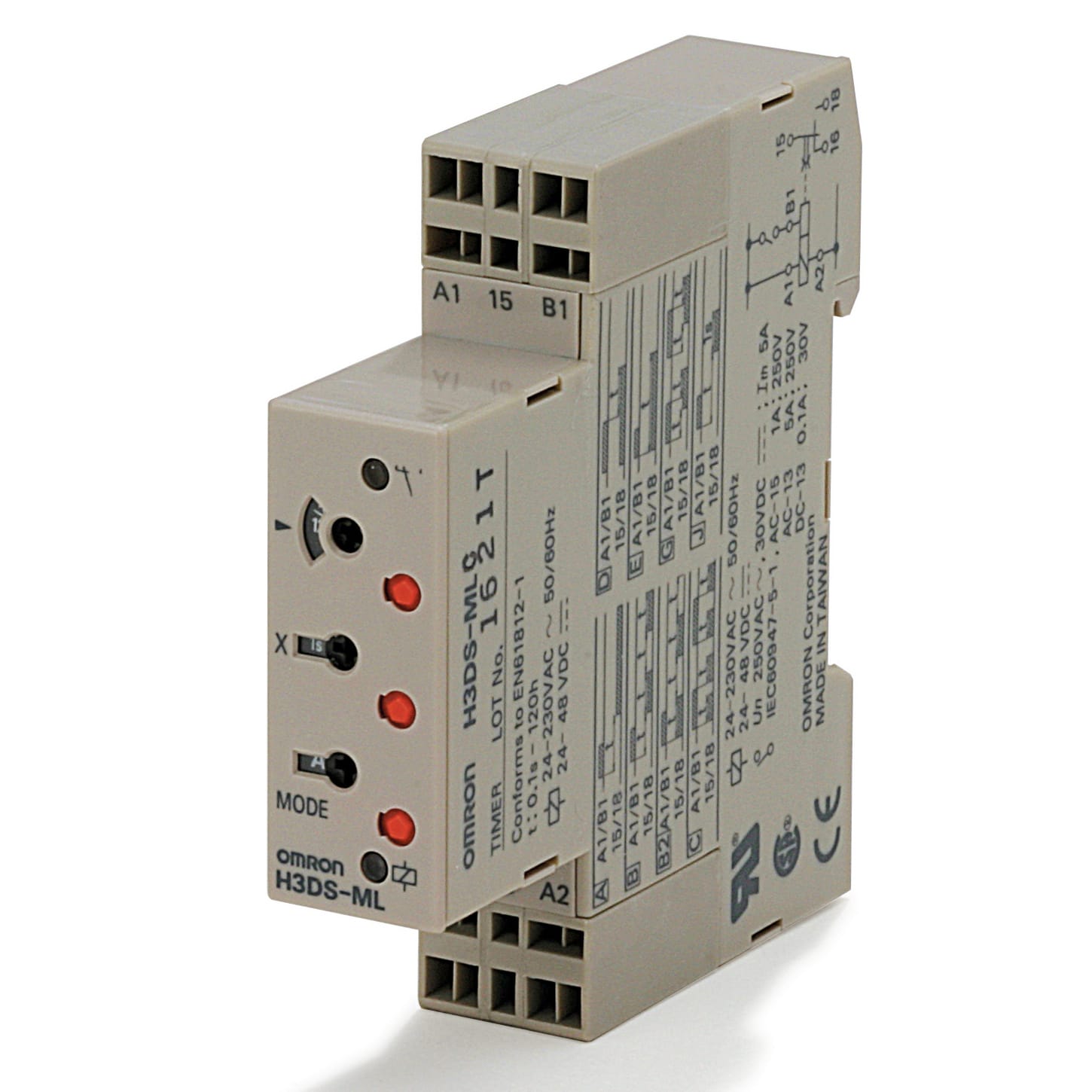 OMRON OMRH3DSMLCBYOKX-171 TIMER-ANALDIN17.5MULTISCTENSFUN.1RITSCA