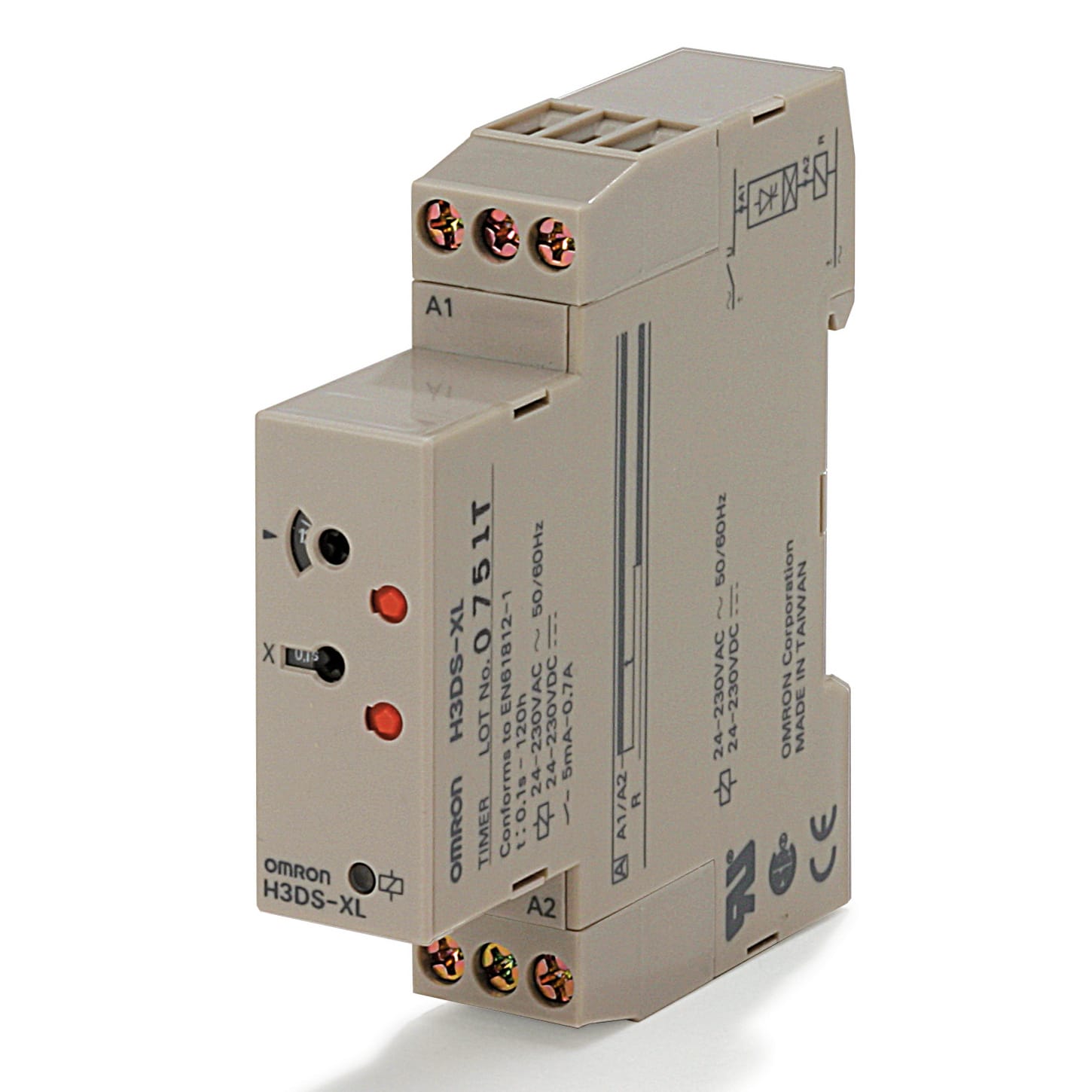 OMRON OMRH3DSXLBYOKX-1717 TIMER-ANALDIN17.5MULTISCTENS.RITECCITAZI