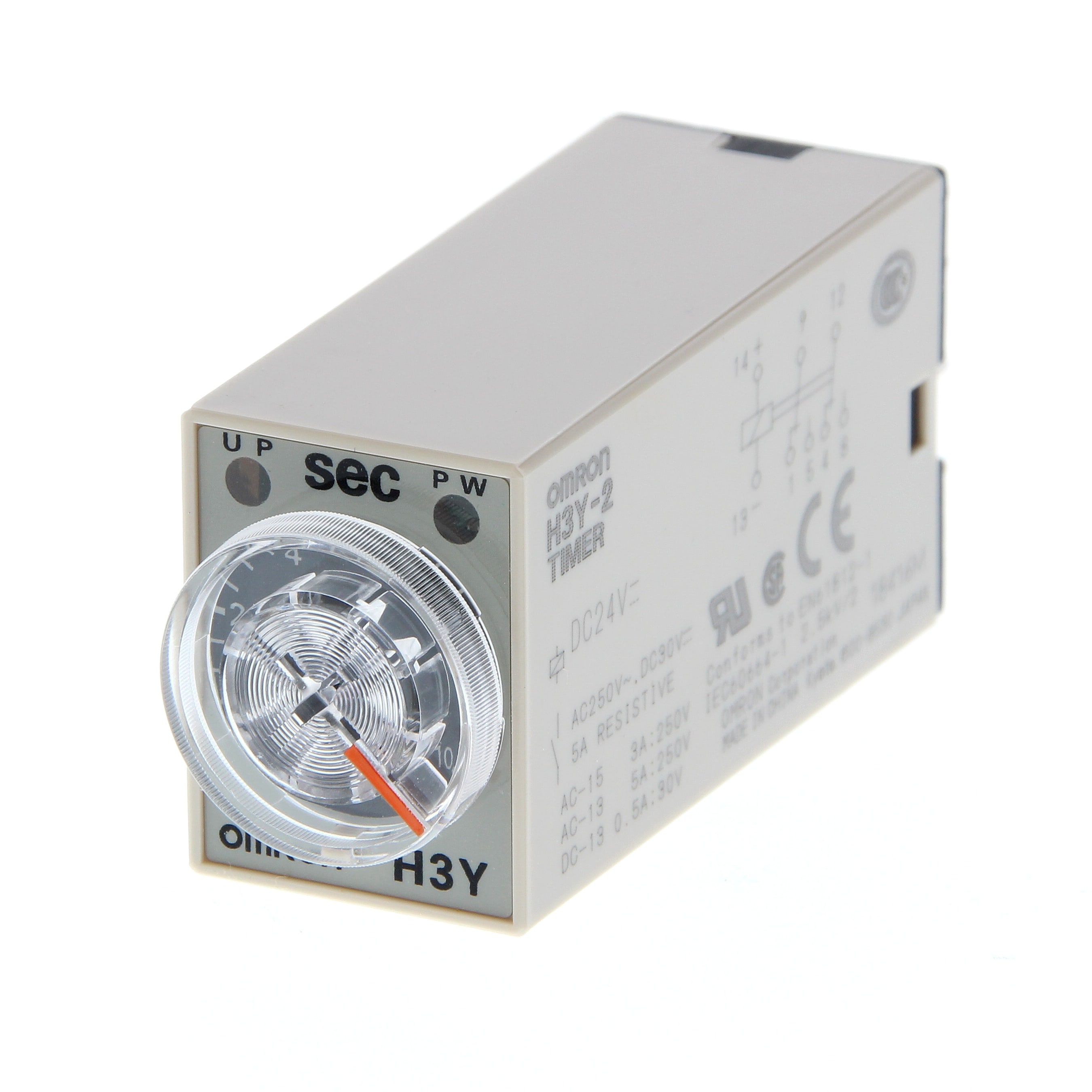 OMRON - OMRH3Y2DC2410SCHN-1 TIMER-ANALMINI,RITECCIT2 CONT RIT DT