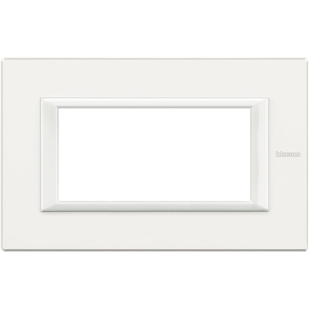 BTICINO BTIHA4804HD Abdeckrahmen AXOLUTE: 4 Module, Farbe: W