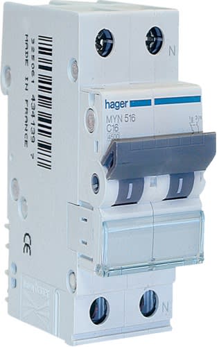 HAGER - HAGMYN240 INTERR. AUTOM.2P 40A 4.5KA C 2M
