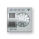 BTICINO - BTIHC4692FAN Fan Coil Thermostat aluminium