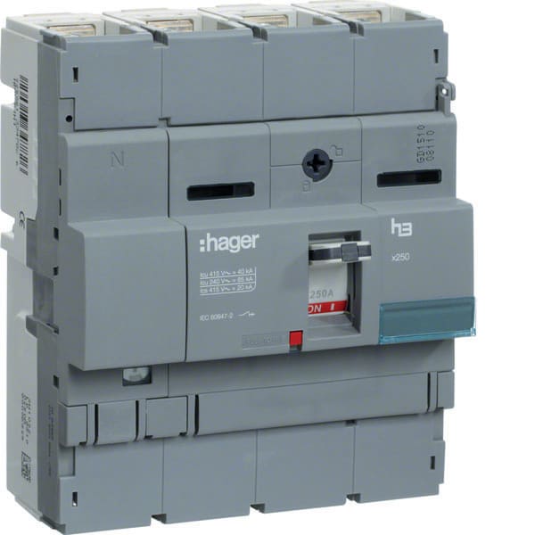 HAGER HAGHCB251H Lasttrennschalter x250 4P 250A