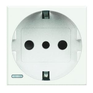 BTICINO S.P.A. - BTIHD4140 AXOLUTE - PRESA STD TEDESCO-ITALIANO P30