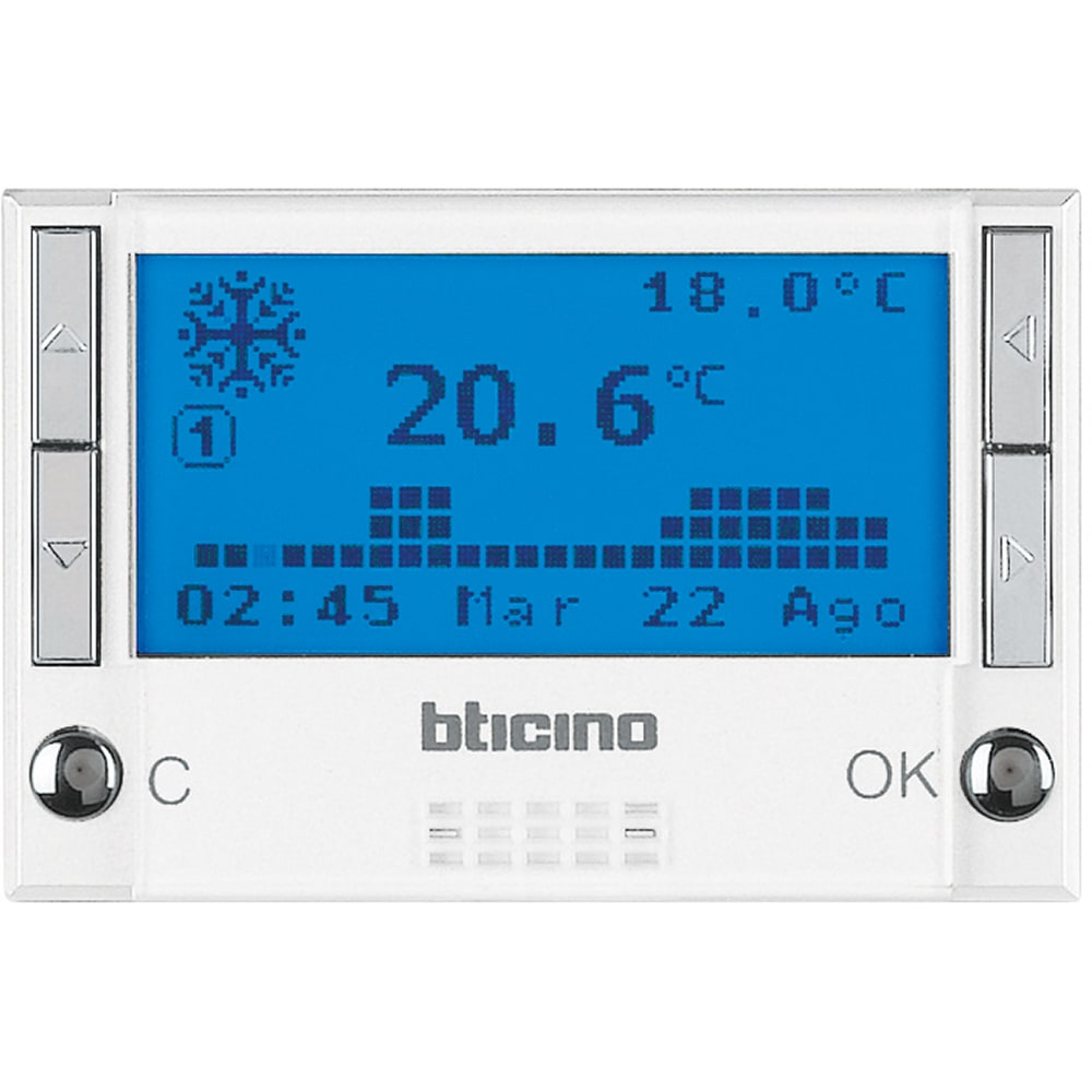 BTICINO BTIHD4451 Chronothermostat white