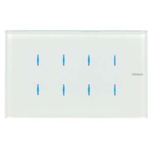 BTICINO S.P.A. - BTIHD4657M4 AXOLUTE - COMANDO VETRO BIANCO 4 MODULI