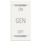 BTICINO - BTIHD4911AF Wippe 1mod ON/OFF-GEN white
