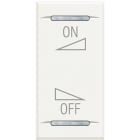 BTICINO - BTIHD4911AI Wippe 1mod LAUT/LEISE white