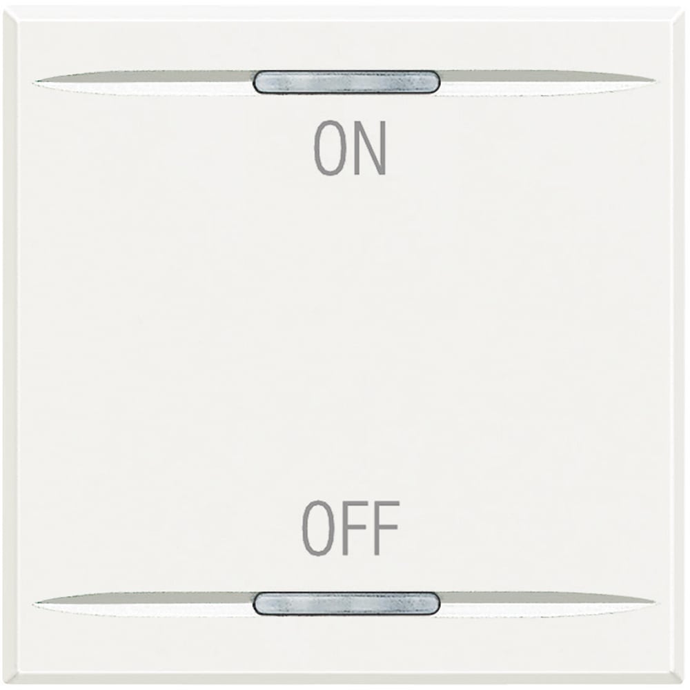 BTICINO BTIHD4911M2AG Wippe 2mod ON/OFF white